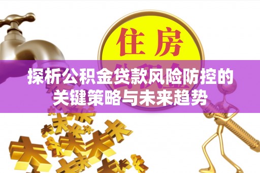 尧都探析公积金贷款风险防控的关键策略与未来趋势
